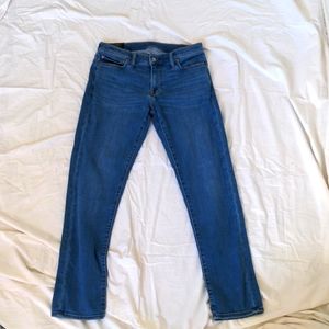 Y2K Abercrombie & Fitch Rustin Athletic Slim Blue Jeans Light Wash Size 30/32